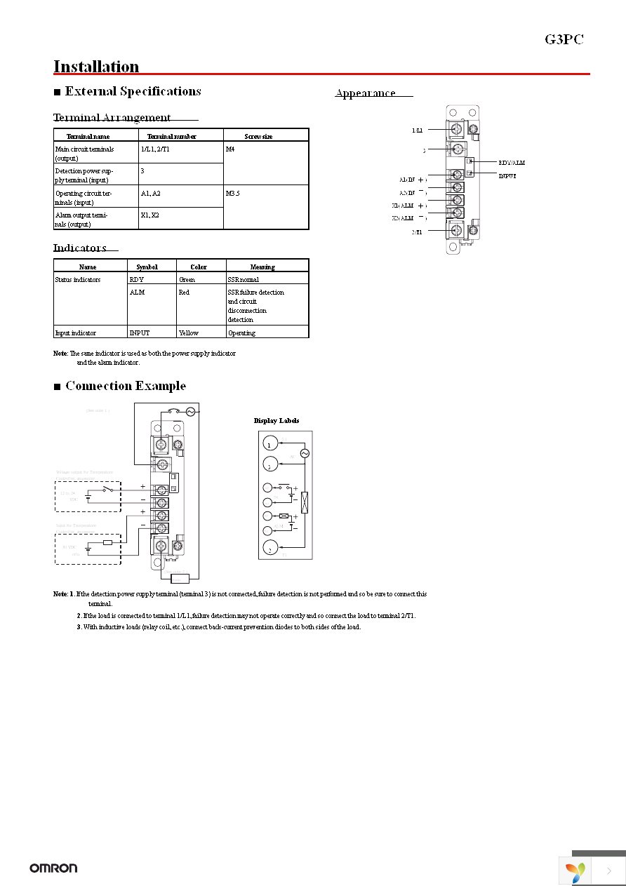 G3PC-220B-VD DC12-24 Page 5